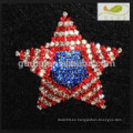 Broche de la estrella del rhinestone de la manera